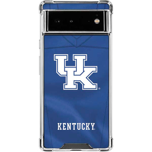 University of Kentucky Blue Jersey Google Pixel 6 Clear Case